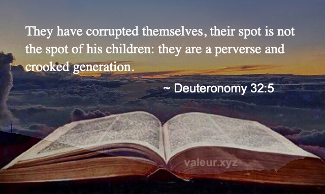 Deuteronomy 32:5