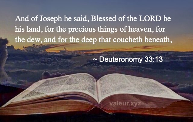 Deuteronomy 33:13