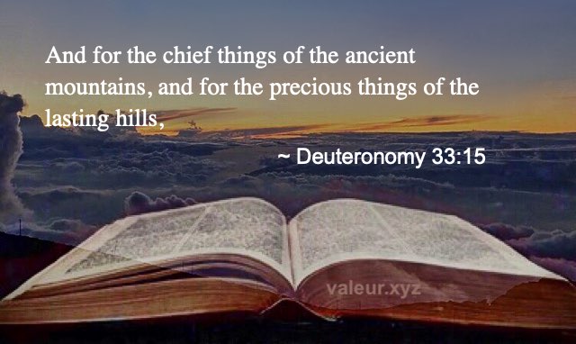 Deuteronomy 33:15