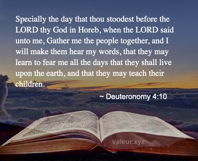Deuteronomy 4:10