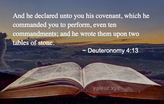Deuteronomy 4:13