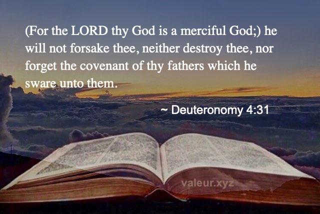 Deuteronomy 4:31
