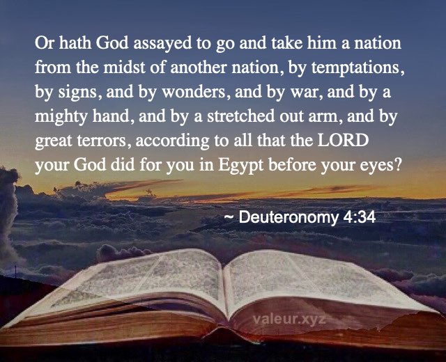 Deuteronomy 4:34
