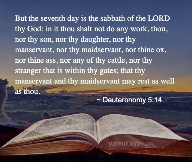 Deuteronomy 5:14