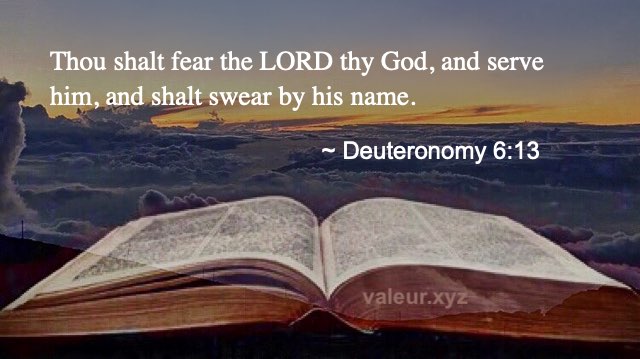 Deuteronomy 6:13