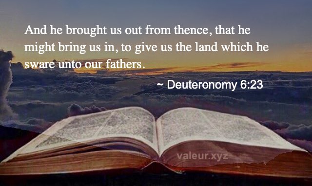 Deuteronomy 6:23