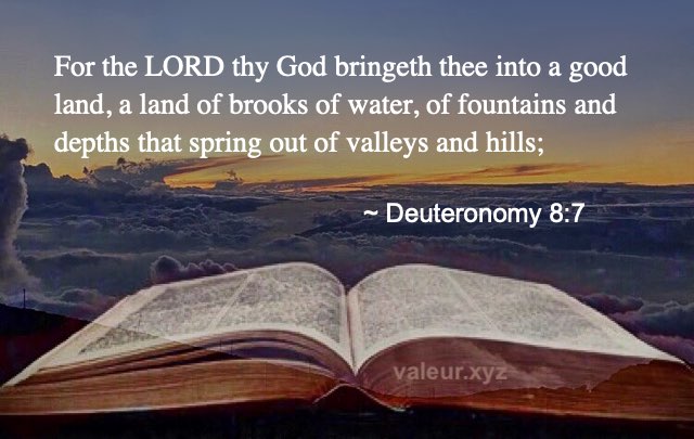 Deuteronomy 8:7
