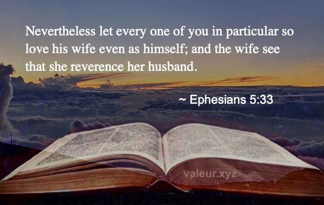 Ephesians 5:33