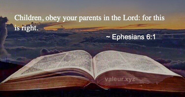 Ephesians 6:1