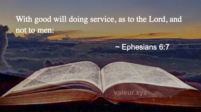 Ephesians 6:7