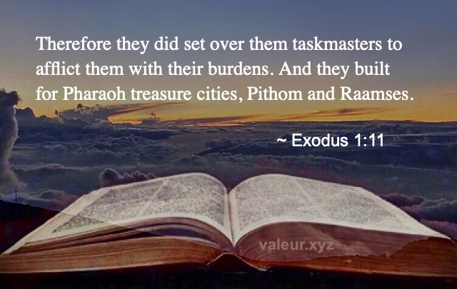 Exodus 1:11