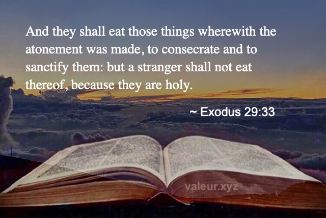 Exodus 29:33