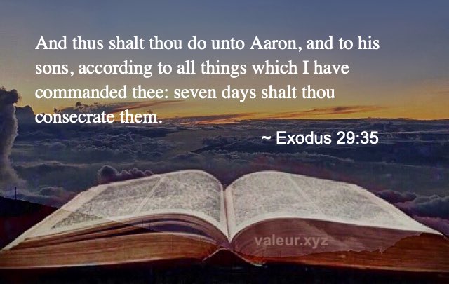 Exodus 29:35