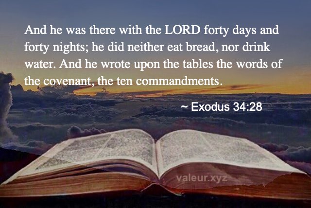 Exodus 34:28