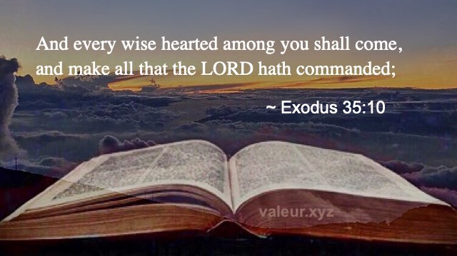 Exodus 35:10