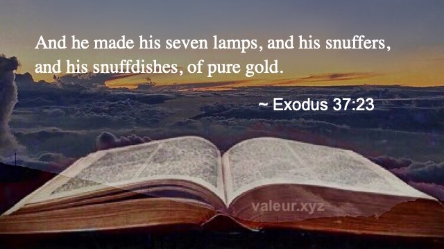 Exodus 37:23