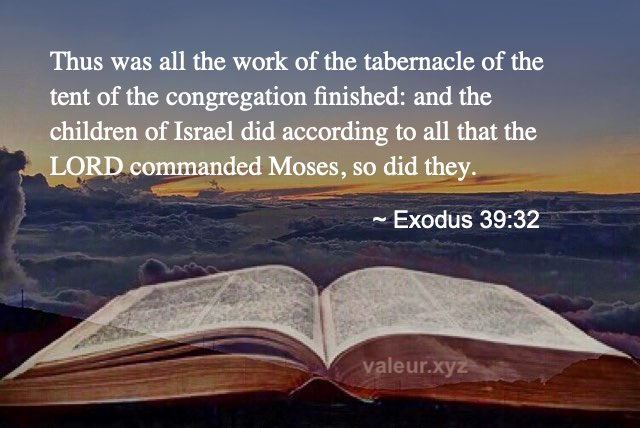 Exodus 39:32
