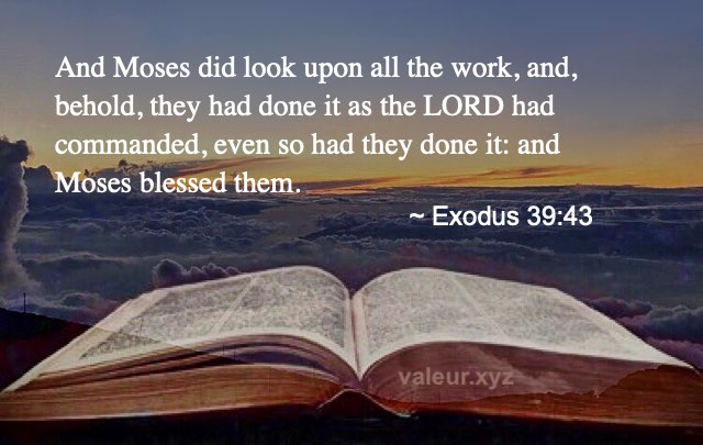 Exodus 39:43