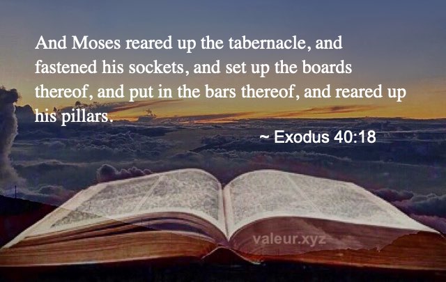 Exodus 40:18