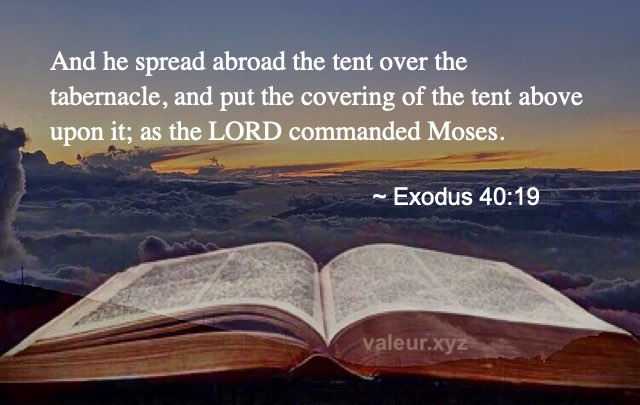 Exodus 40:19