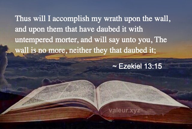 Ezekiel 13:15