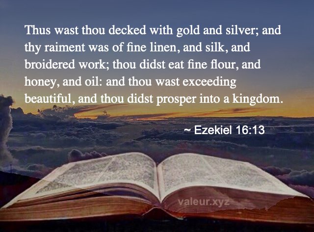 Ezekiel 16:13