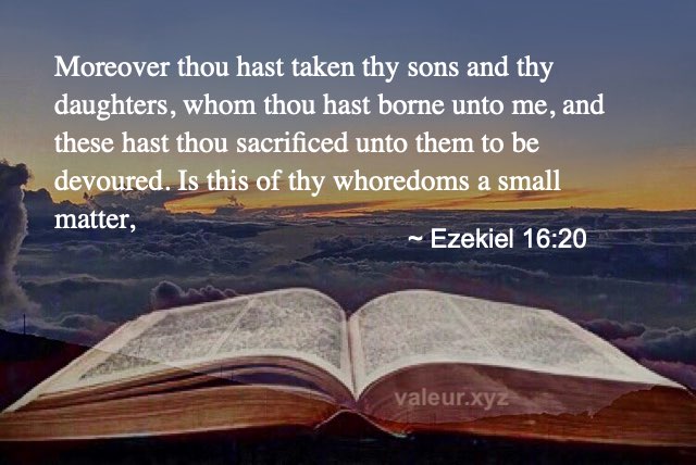 Ezekiel 16:20