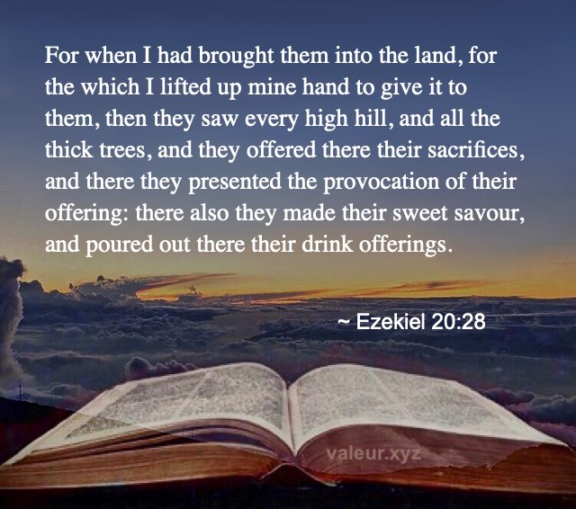 Ezekiel 20:28