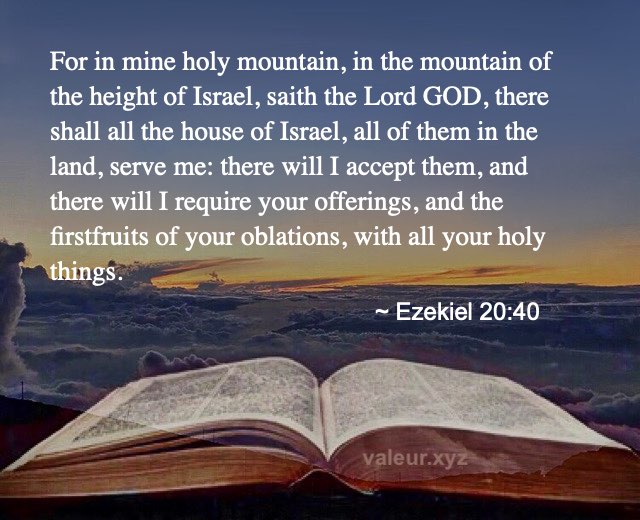 Ezekiel 20:40
