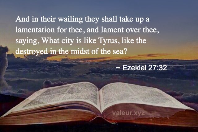 Ezekiel 27:32