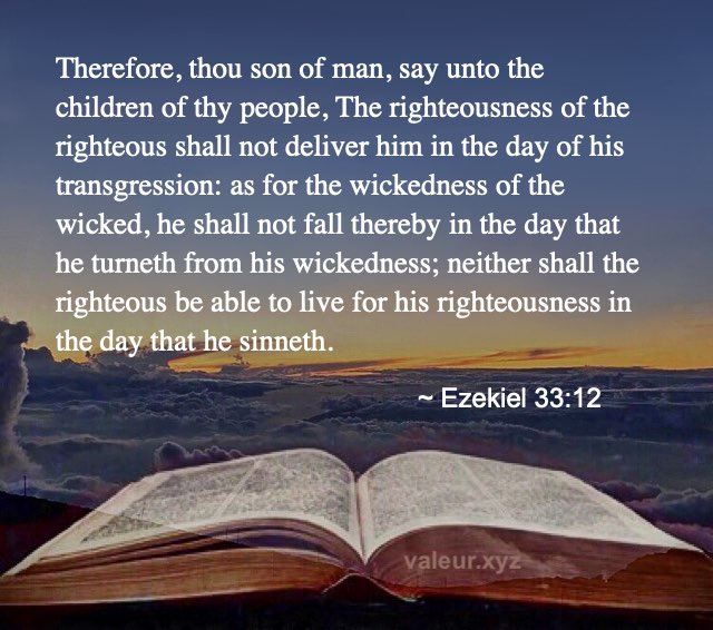 Ezekiel 33:12