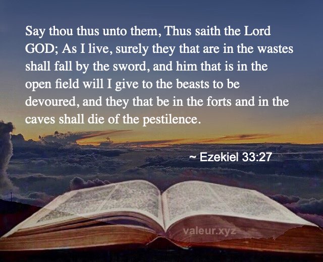 Ezekiel 33:27