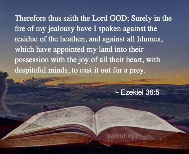 Ezekiel 36:5