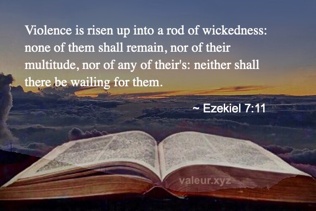 Ezekiel 7:11