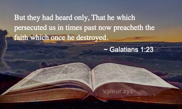 Galatians 1:23