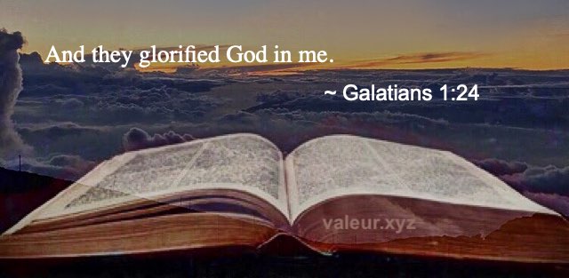 Galatians 1:24