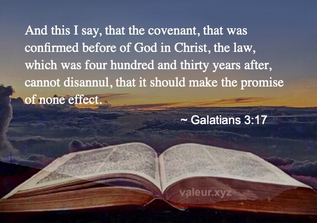 Galatians 3:17