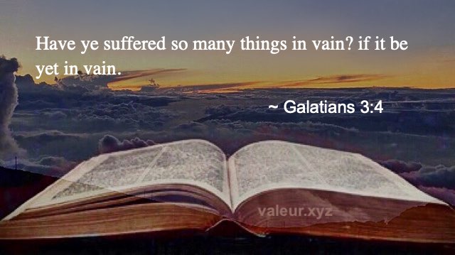 Galatians 3:4