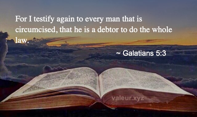 Galatians 5:3