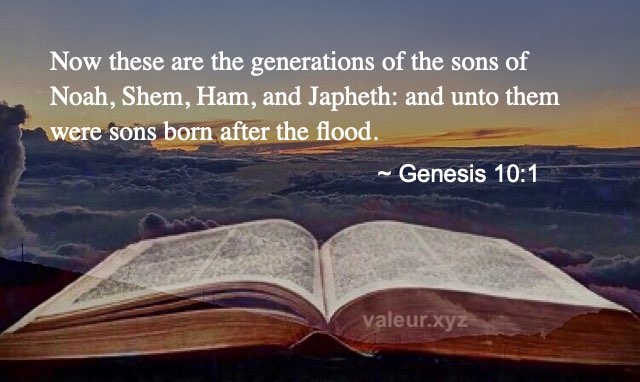 Genesis 10:1