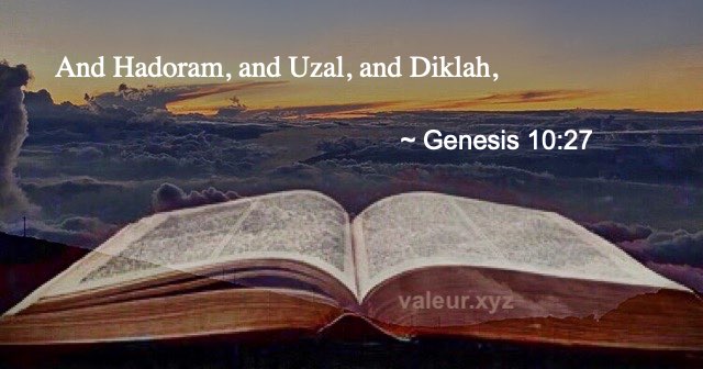 Genesis 10:27