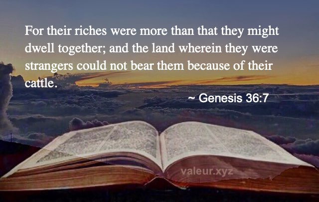 Genesis 36:7