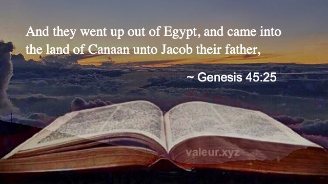 Genesis 45:25