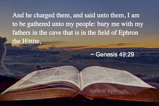 Genesis 49:29