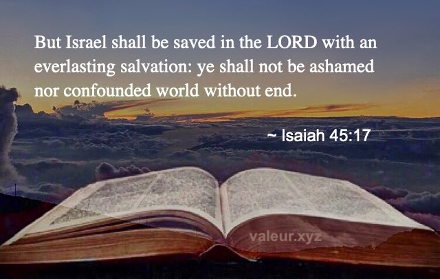 Isaiah 45:17 Isaiah 45:17