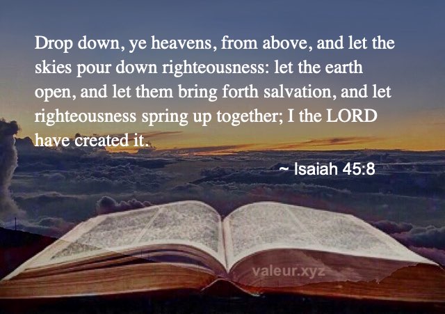 Isaiah 45:8 Isaiah 45:8