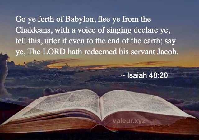 Isaiah 48:20