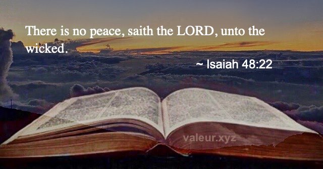 Isaiah 48:22