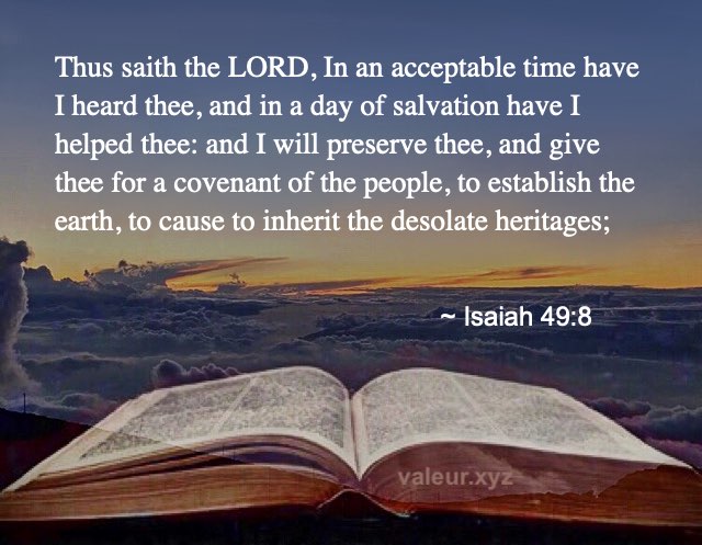Isaiah 49:8