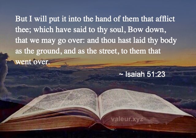 Isaiah 51:23
